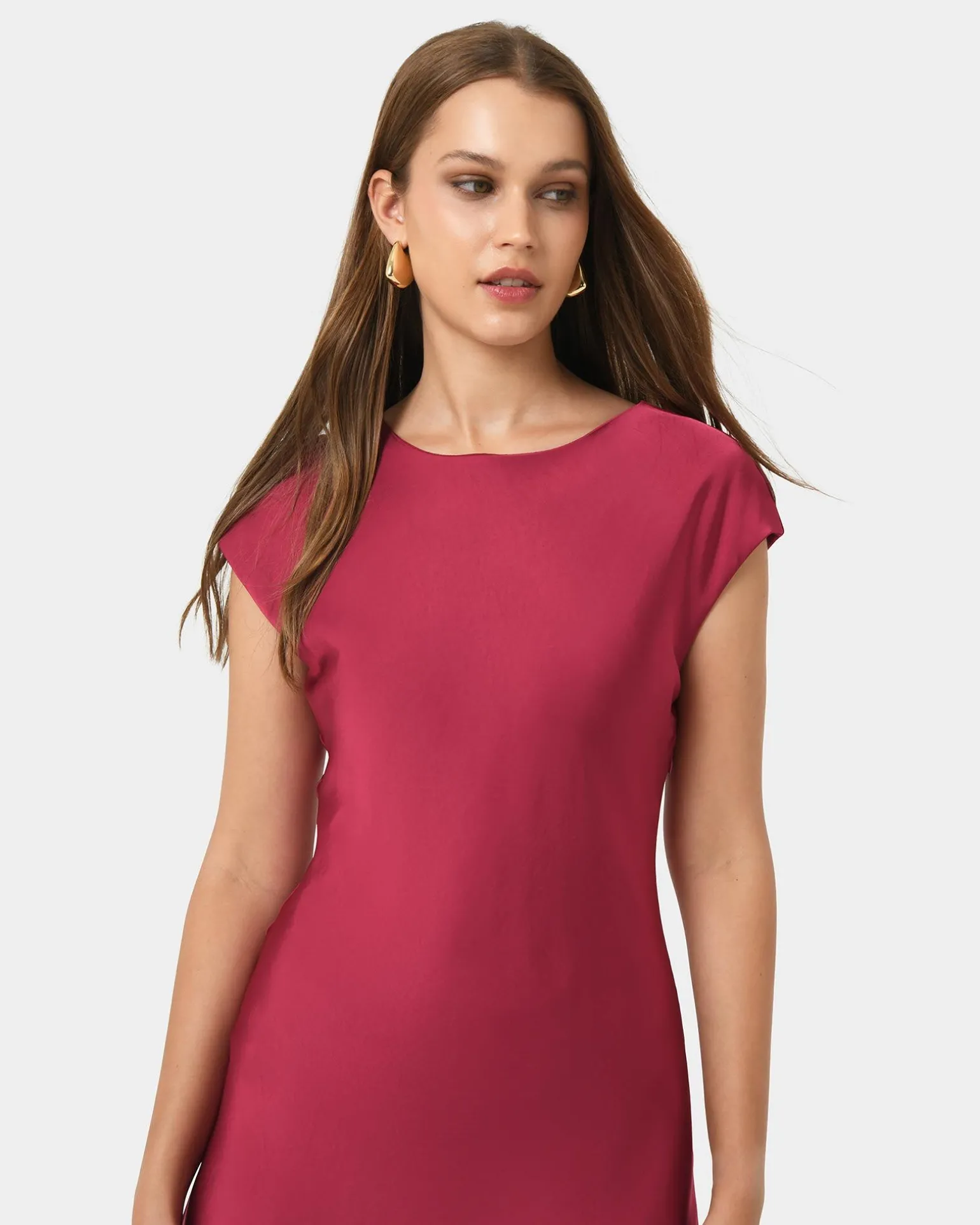 Dulce Satin Midi Dress