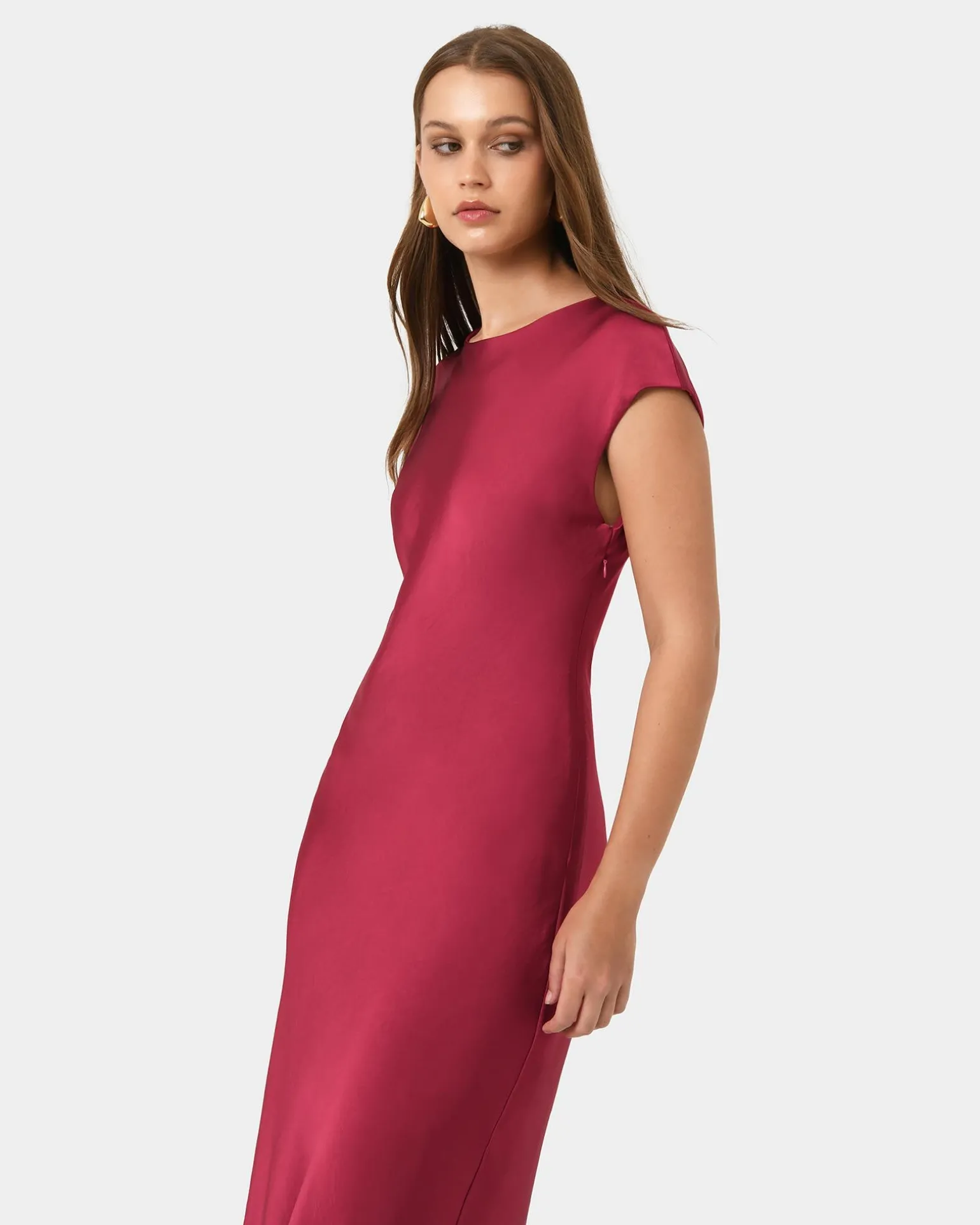 Dulce Satin Midi Dress