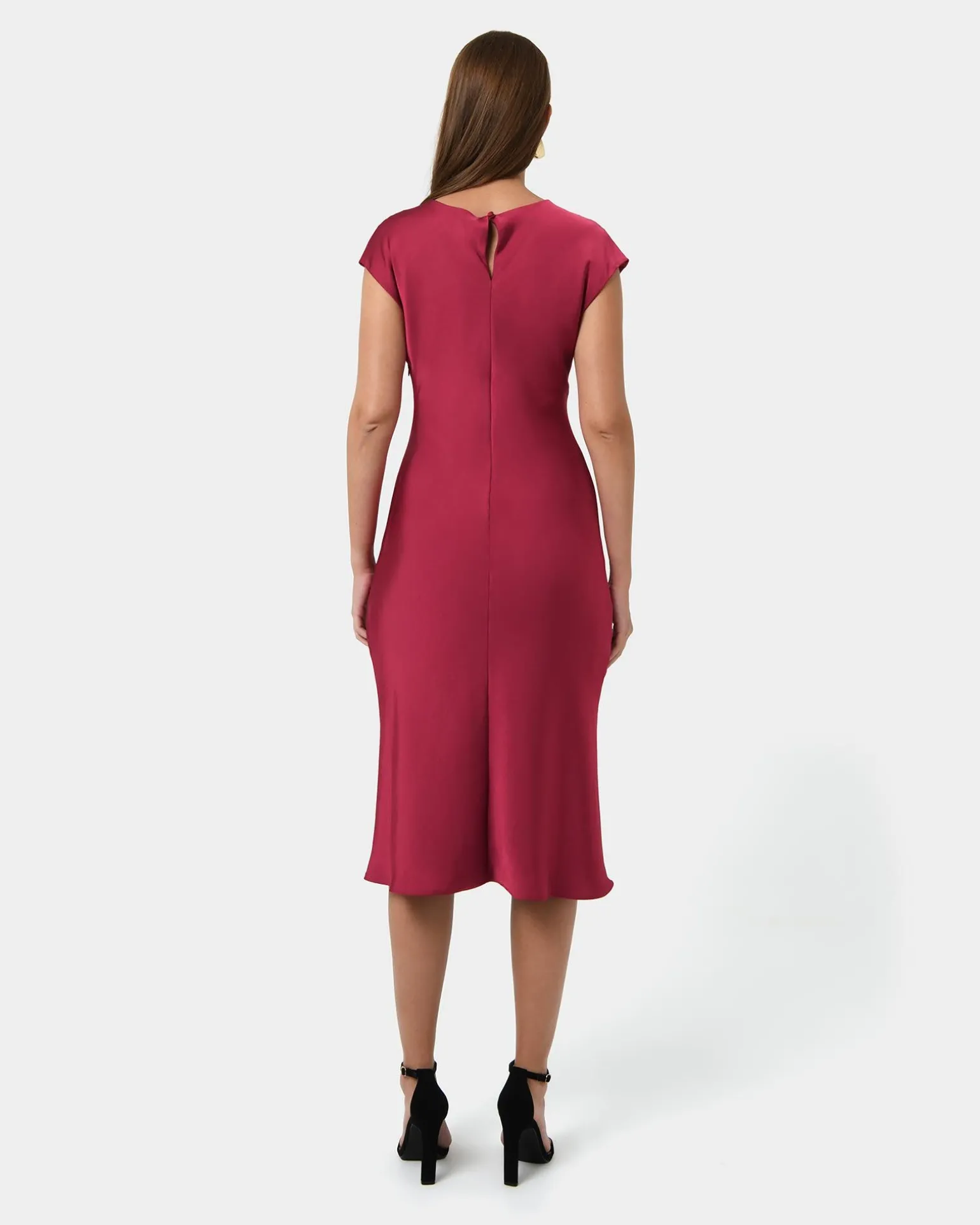 Dulce Satin Midi Dress