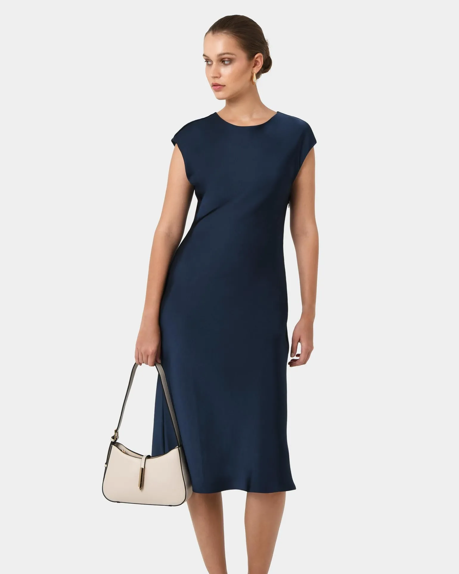 Dulce Satin Midi Dress