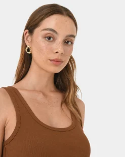 Elif 16k Gold Plated Earrings