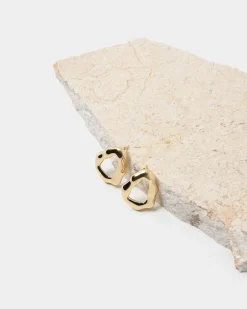 Elif 16k Gold Plated Earrings