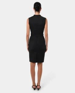 Elka Belted Pencil Dress