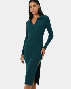 Elliot Collared Knit Dress