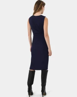 Faith Side Pleated Midi Dress