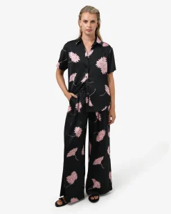 Felicia Satin Elastic Pants