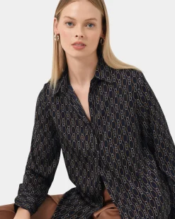 Freya Chain Print Blouse