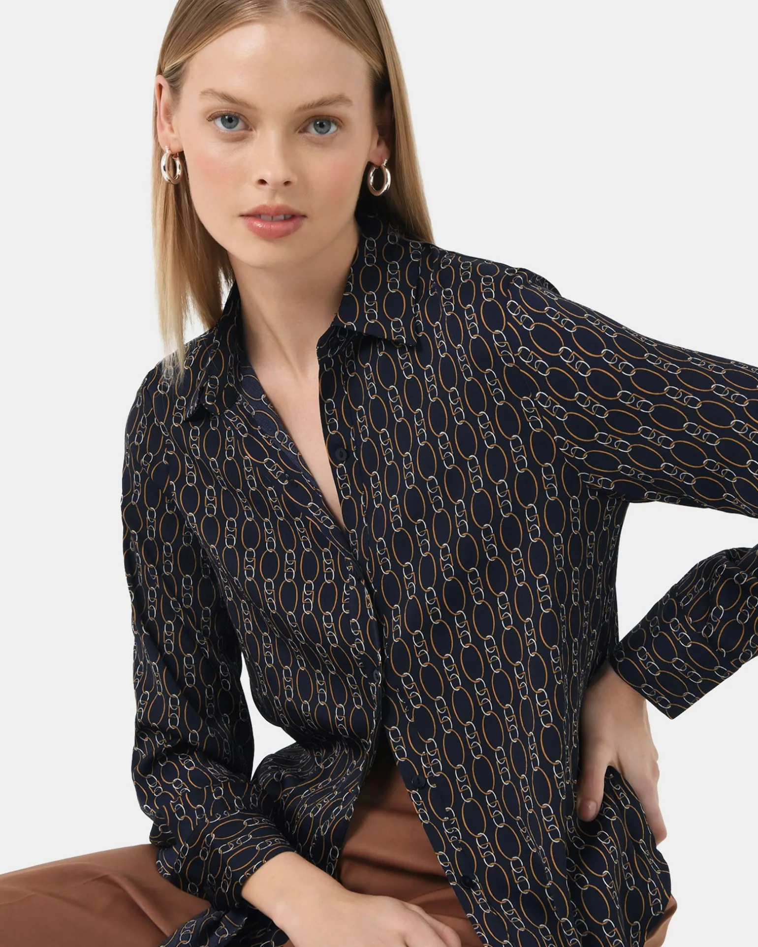 Freya Chain Print Blouse