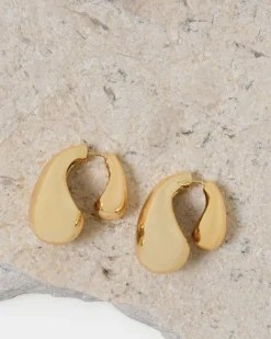 Gia Gold Bubble Earrings