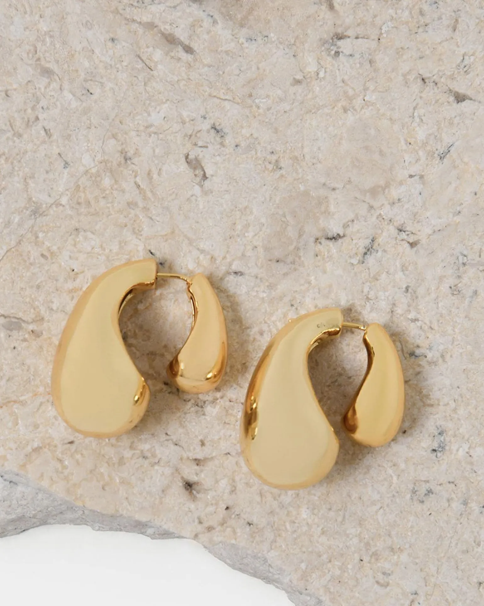 Gia Gold Bubble Earrings