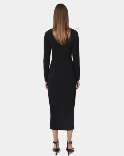 Giada Twist Knit Glitter Dress