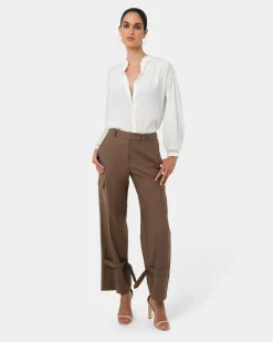 Giorga Lace Trim Blouse