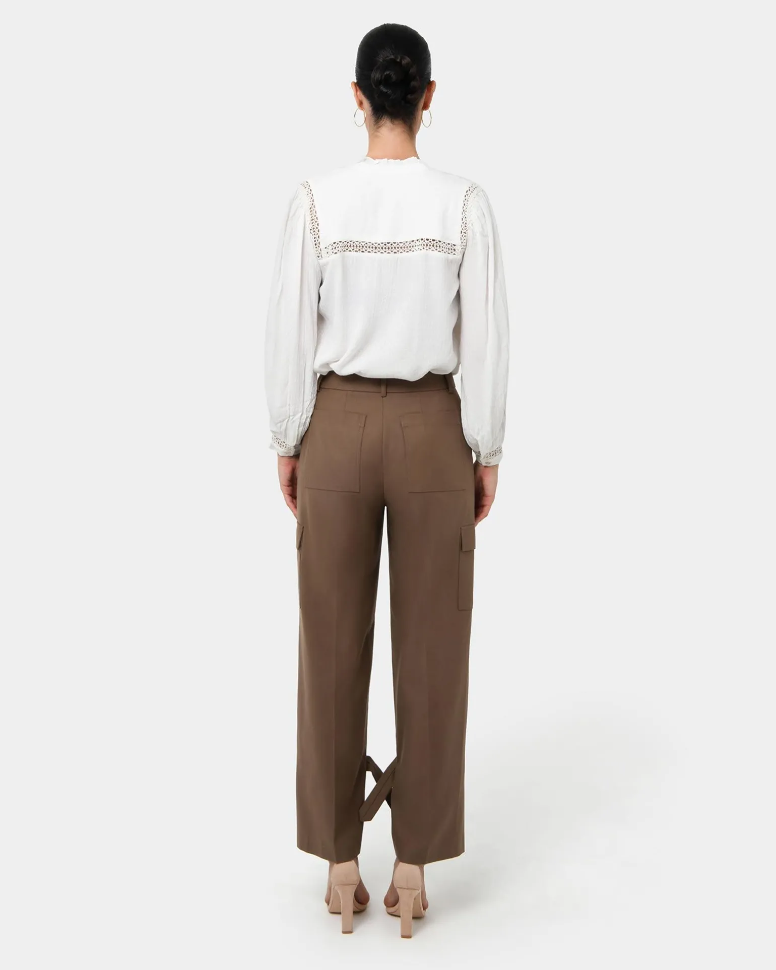 Giorga Lace Trim Blouse