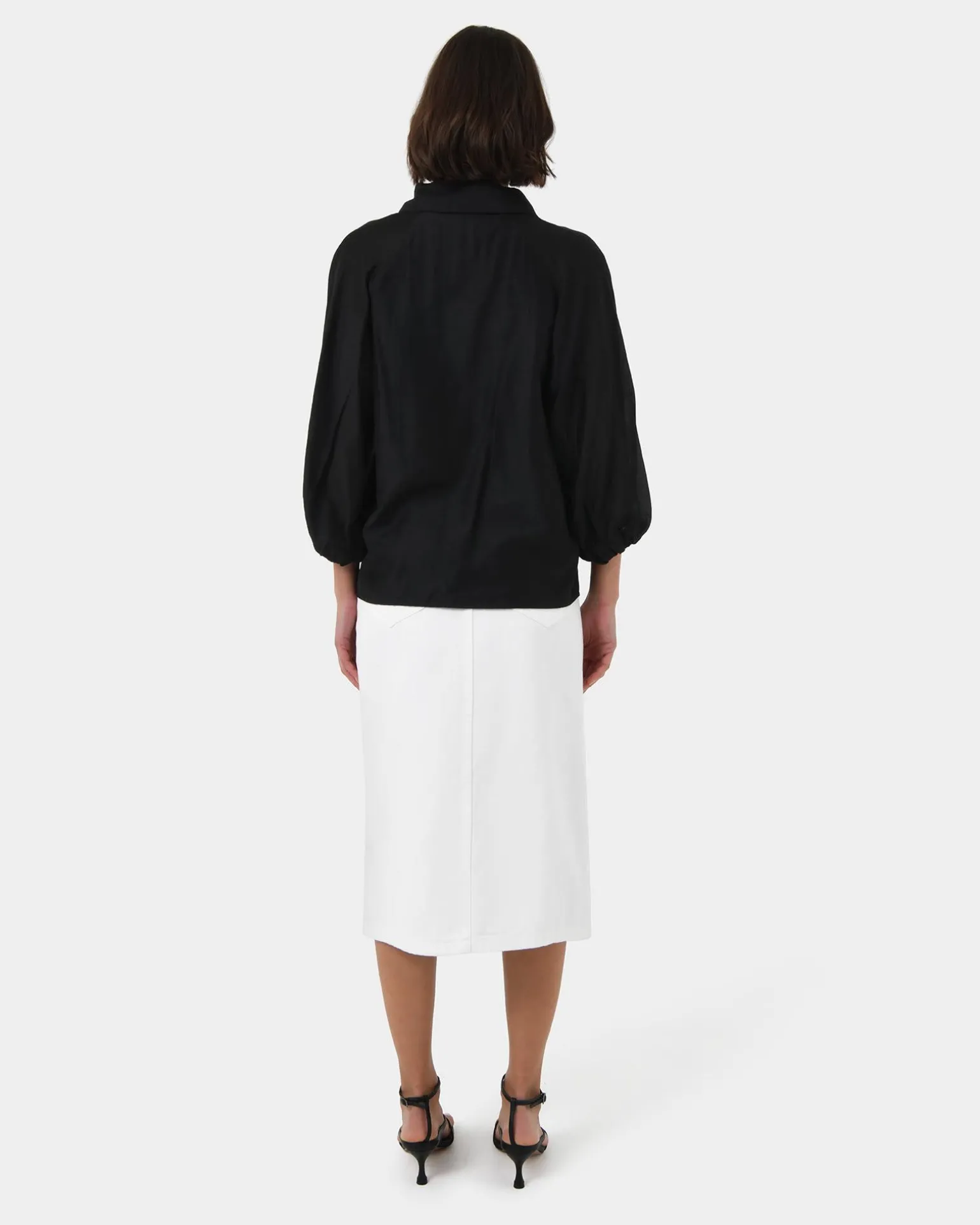 Giulia Gold Button Blouse