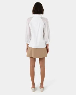 Giulia Gold Button Blouse