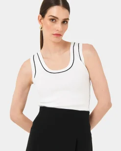 Gloria Contrast Knit Top