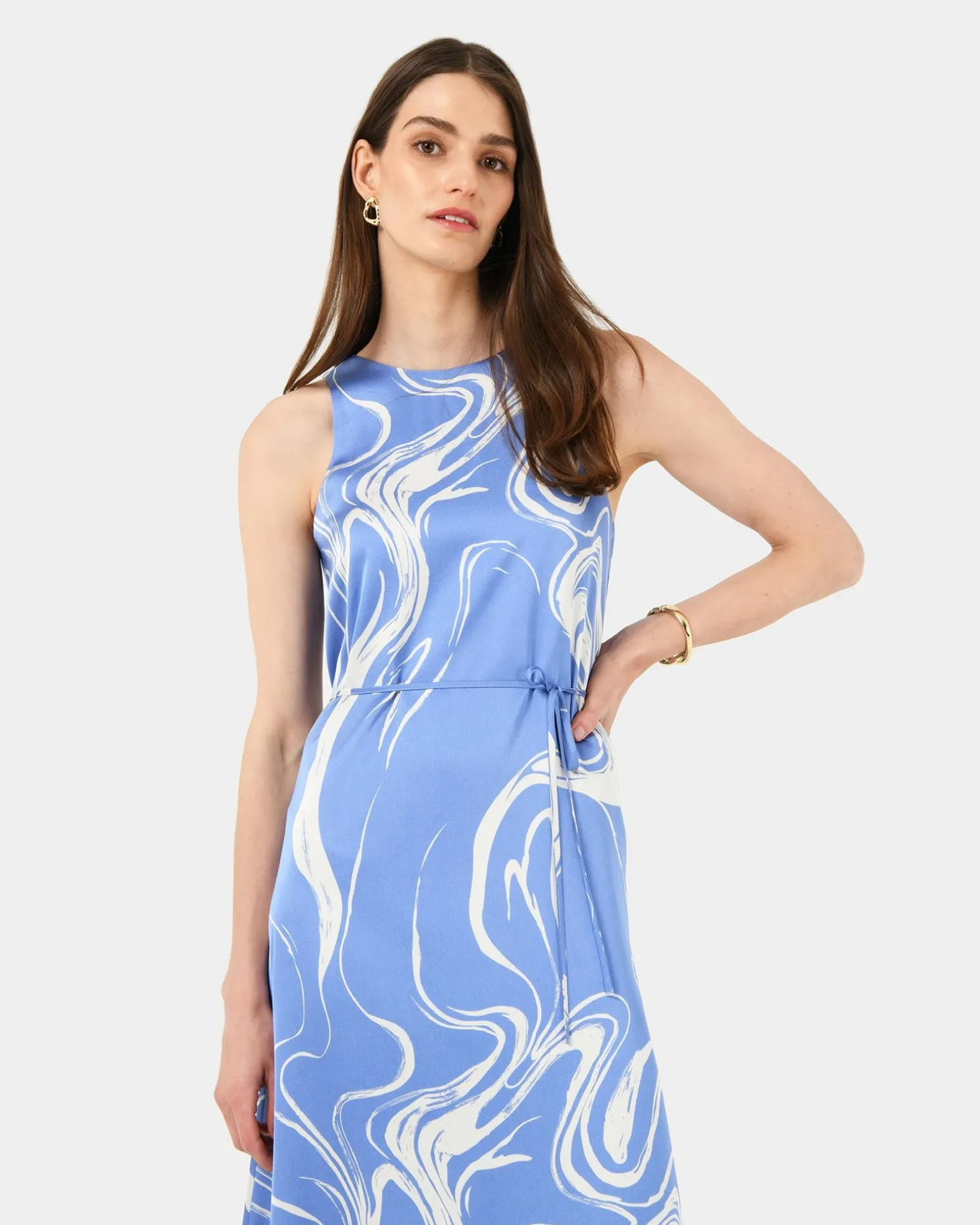 Gretchen Printed Midi Dress