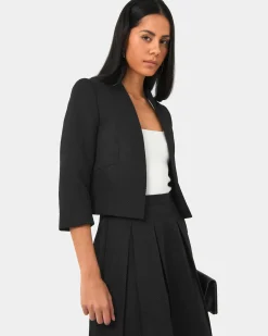 Harriet Jacquard Crop Jacket