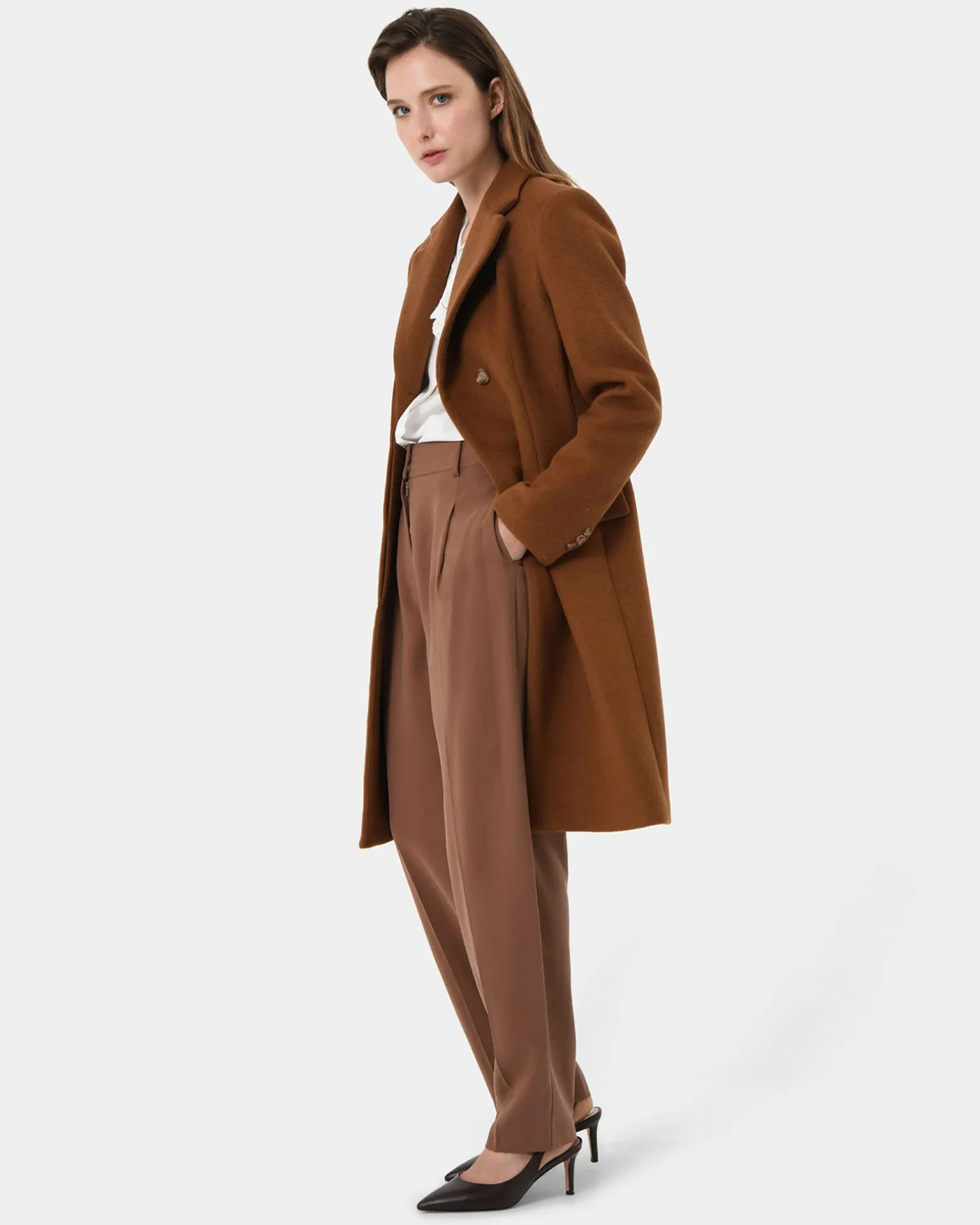Hazel Belted Tapered Pant