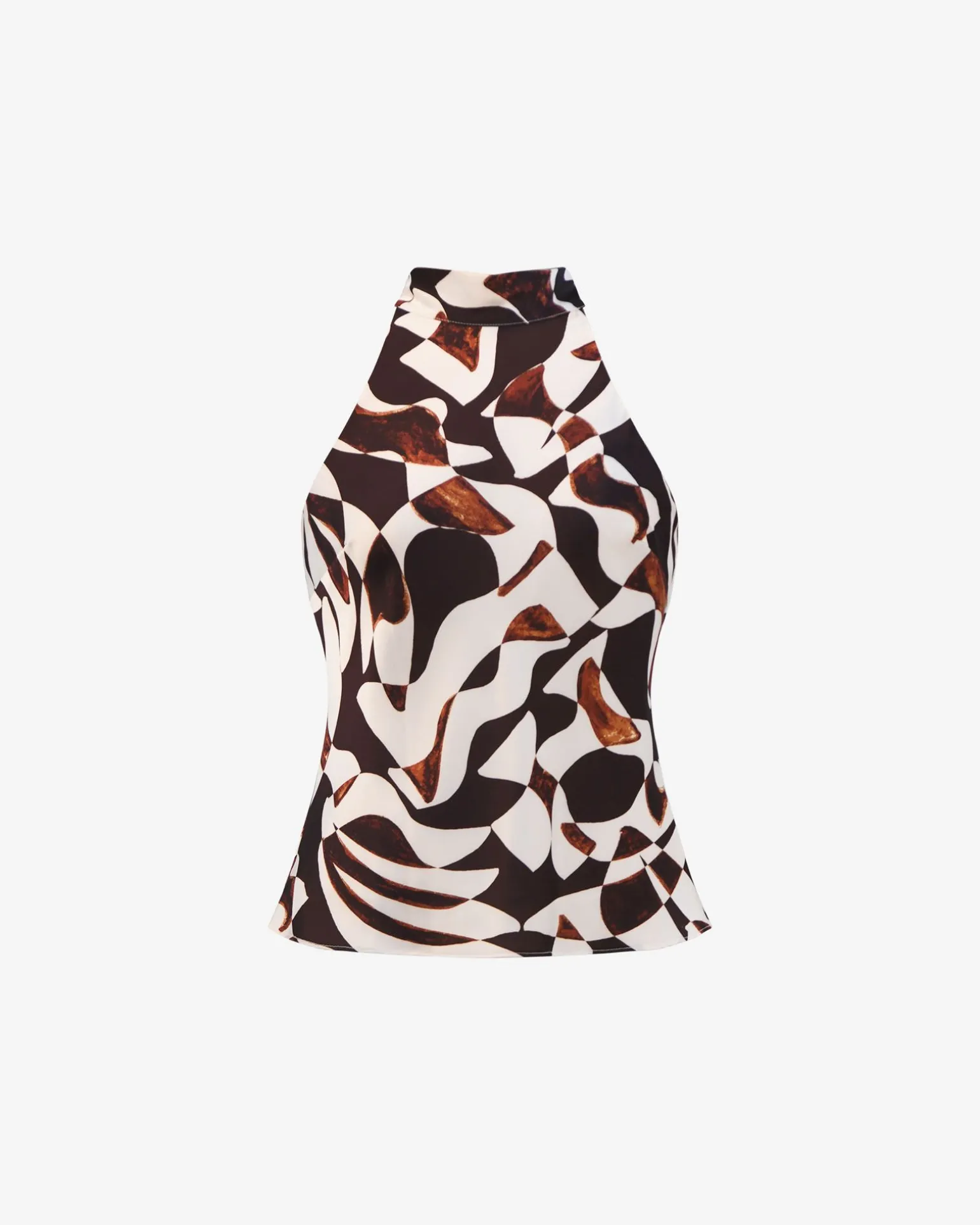 Hazel Printed Halter Neck Top