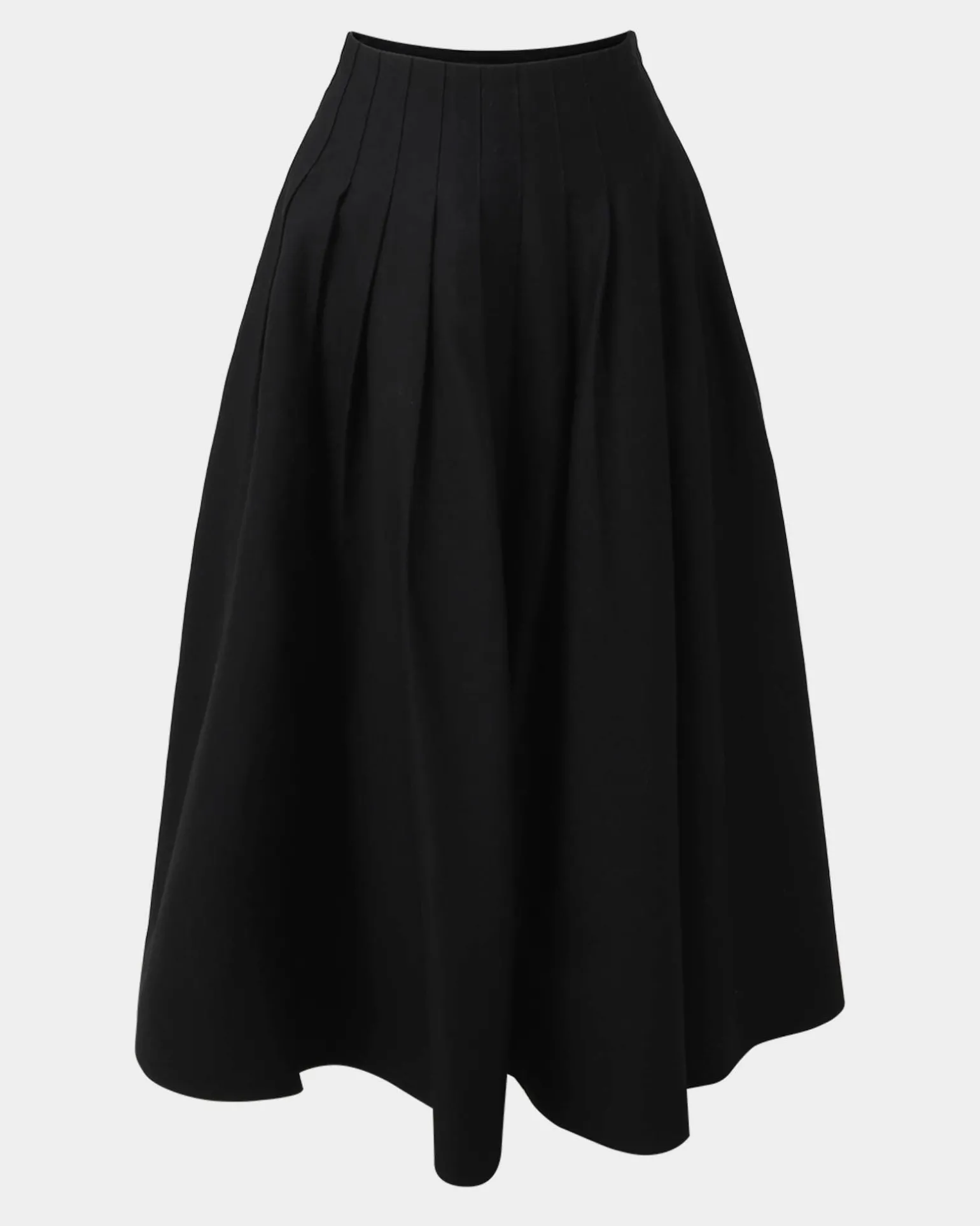 Heira Pleated Midi Skirt
