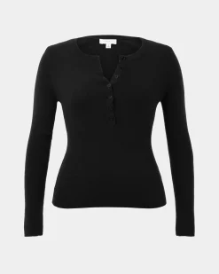 Henley Button Up Knit