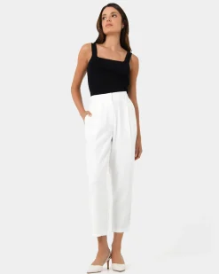 Indigo Elastic Waist Pant