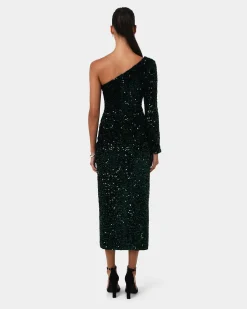 Ivy One Shoulder Sequin Dress