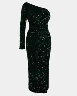 Ivy One Shoulder Sequin Dress