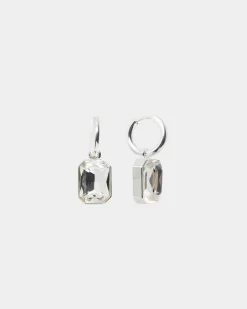 Jewel Sterling Silver Earrings