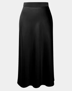 Joy Satin Midi Skirt