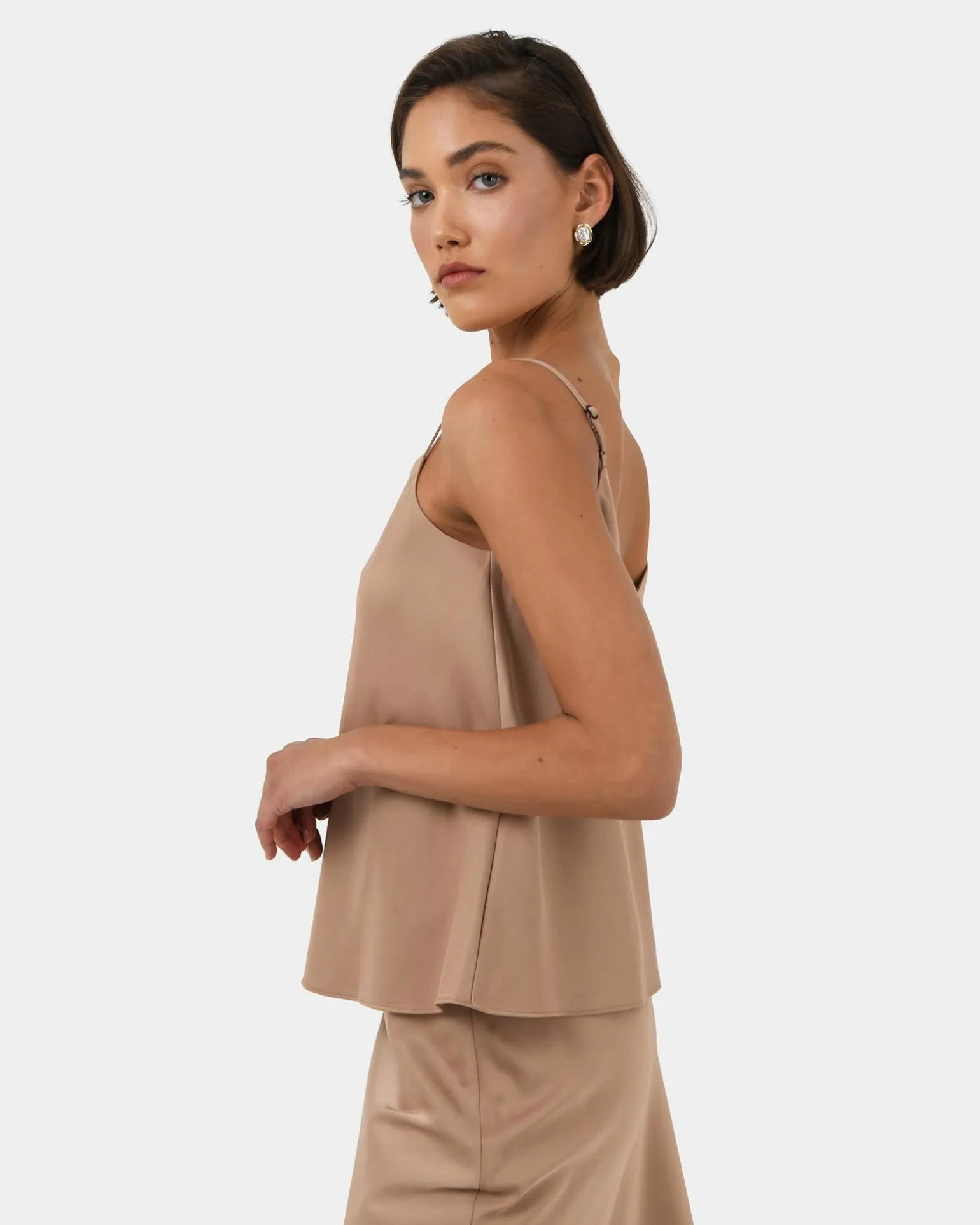 Joy Satin V-neck Cami