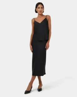 Joy Satin V-neck Cami