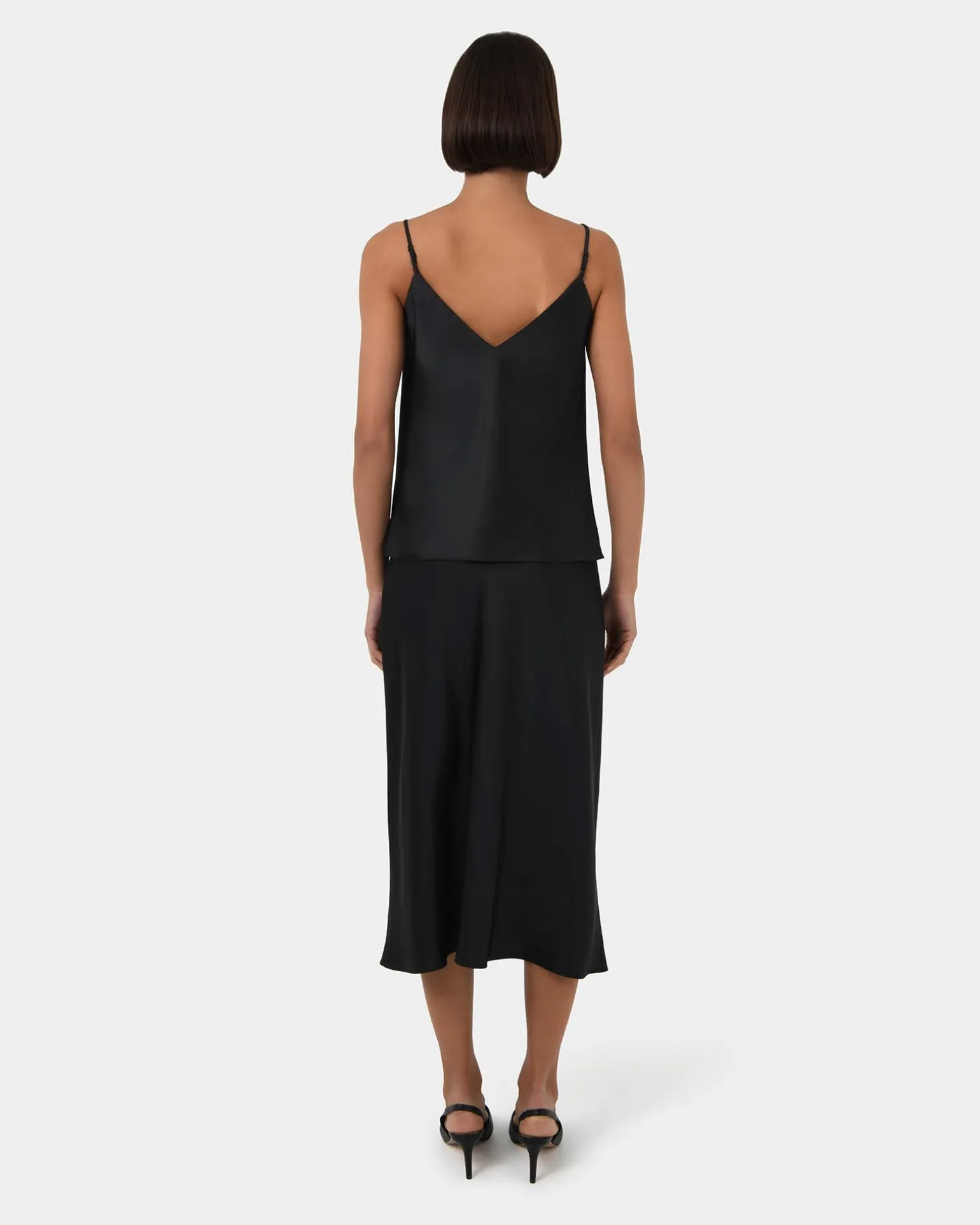 Joy Satin V-neck Cami