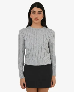 Juanita Cotton Cable Knit