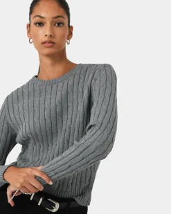 Juanita Cotton Cable Knit