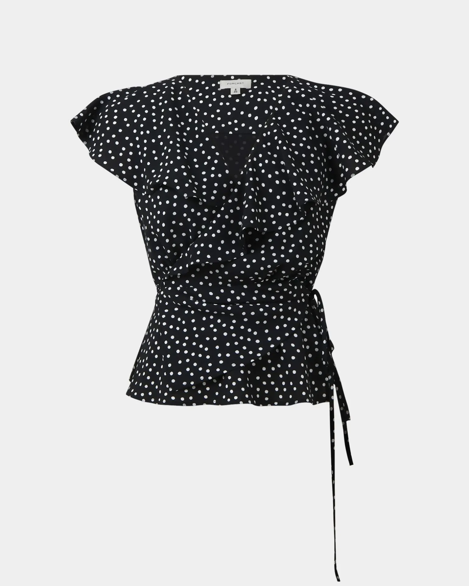 Jules Ruffle Wrap Blouse