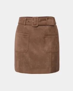 Julie Faux Suede Mini Skirt