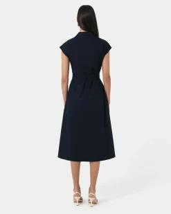 Kade V-neck Linen Dress