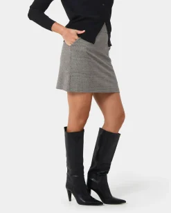 Kai Check Mini Skirt