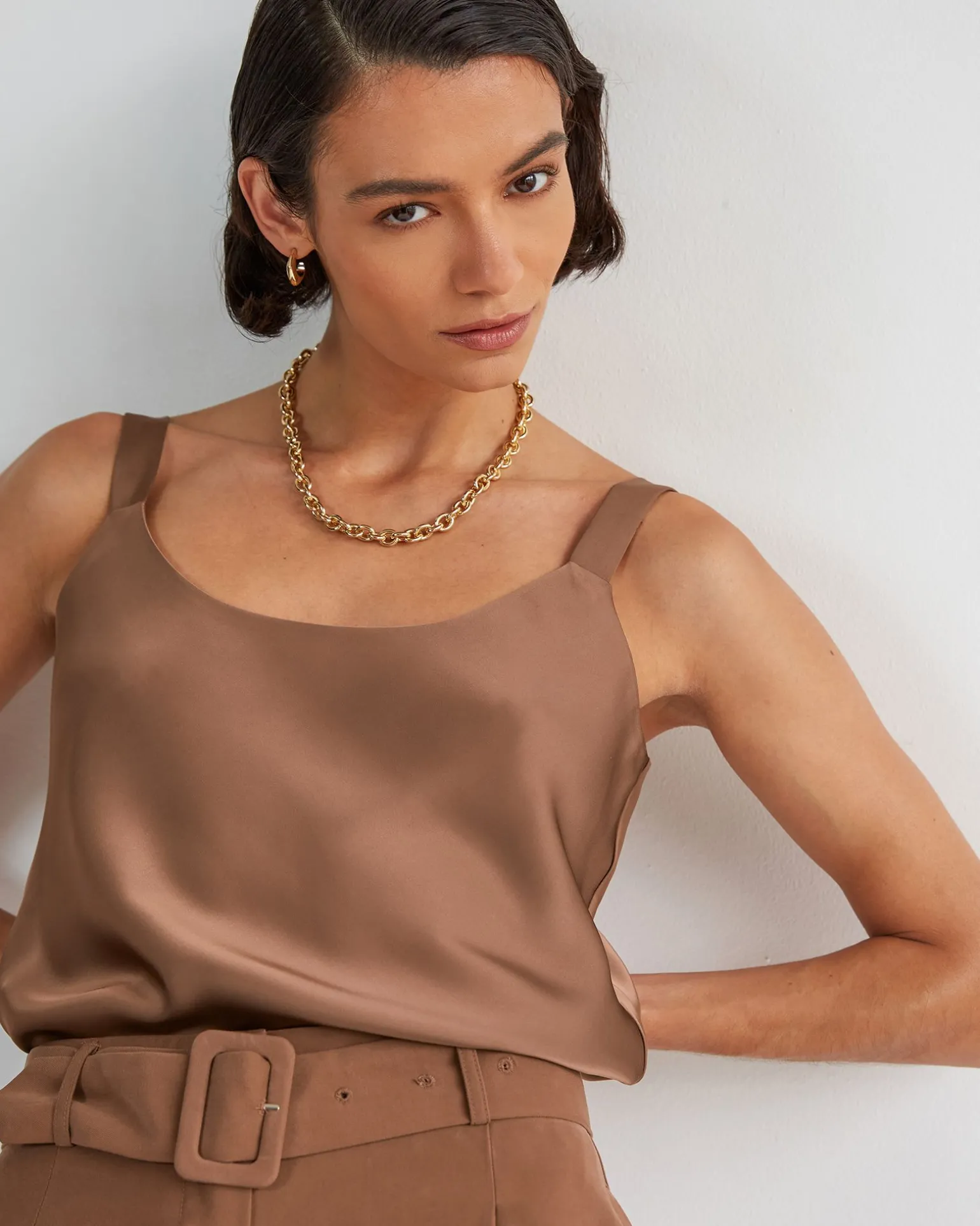 Kalena Satin Cami Top