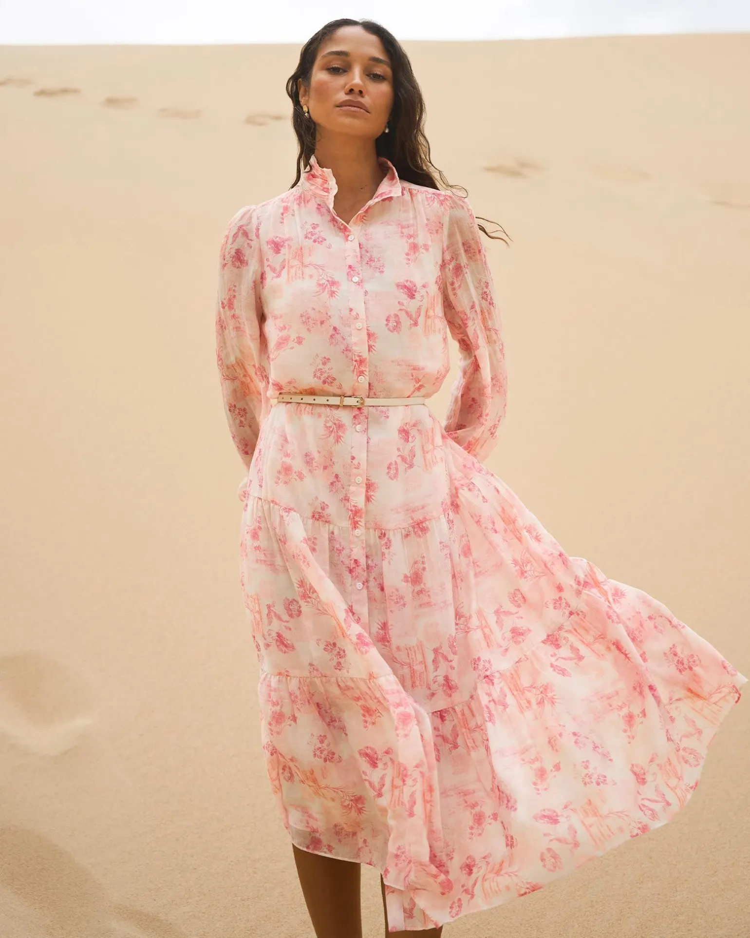 Kalia Midi Floral Dress