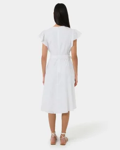 Kavya Tie-waist Cotton Dress