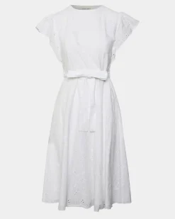 Kavya Tie-waist Cotton Dress