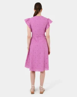 Kavya Tie-waist Cotton Dress