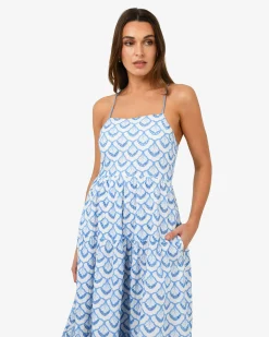 Kela Embroidery Maxi Dress