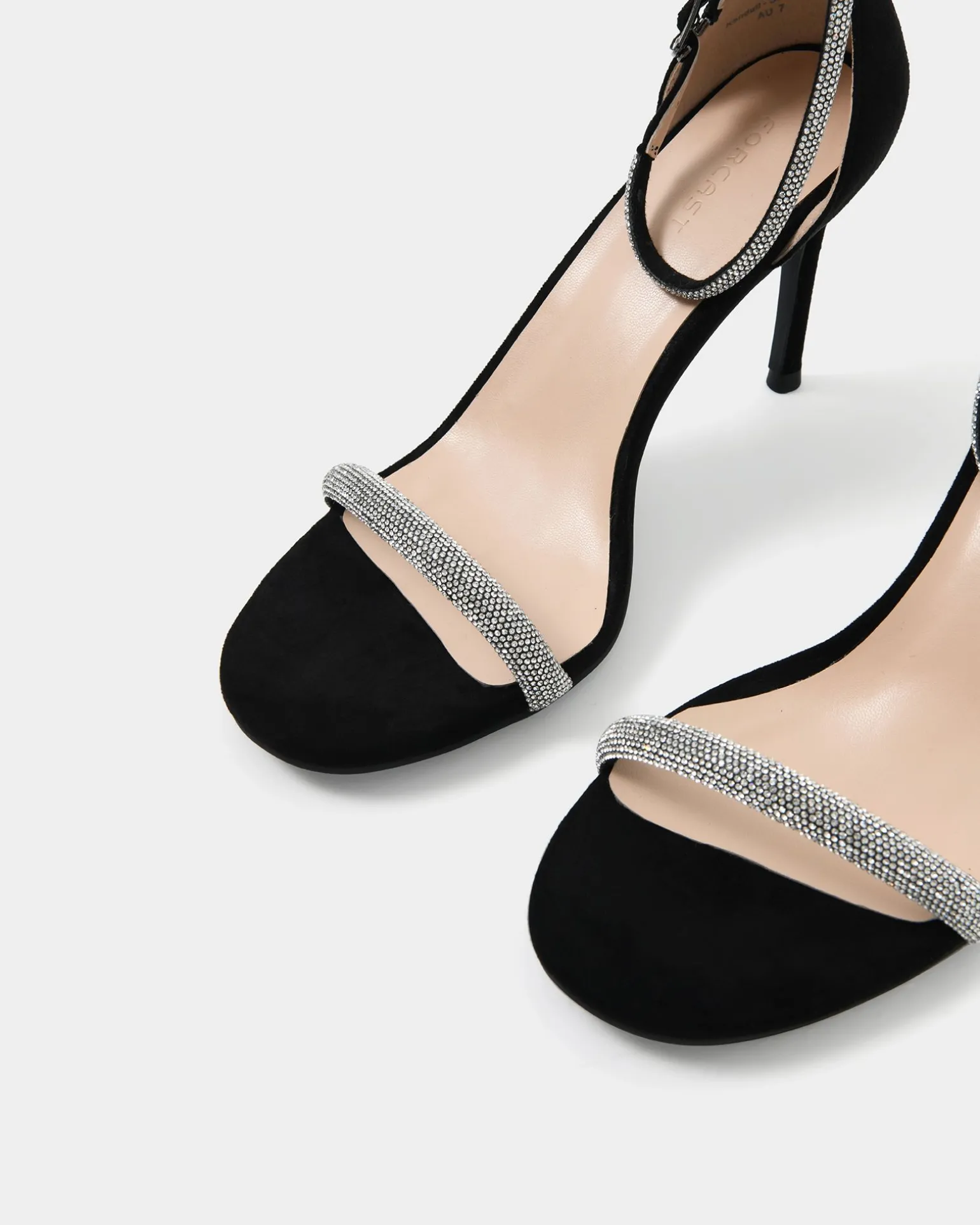 Kendall Crystal Strap Heels