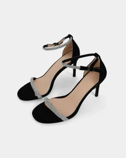Kendall Crystal Strap Heels