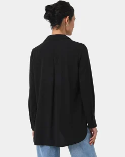 Kevin Relax Fit Crepe Shirt