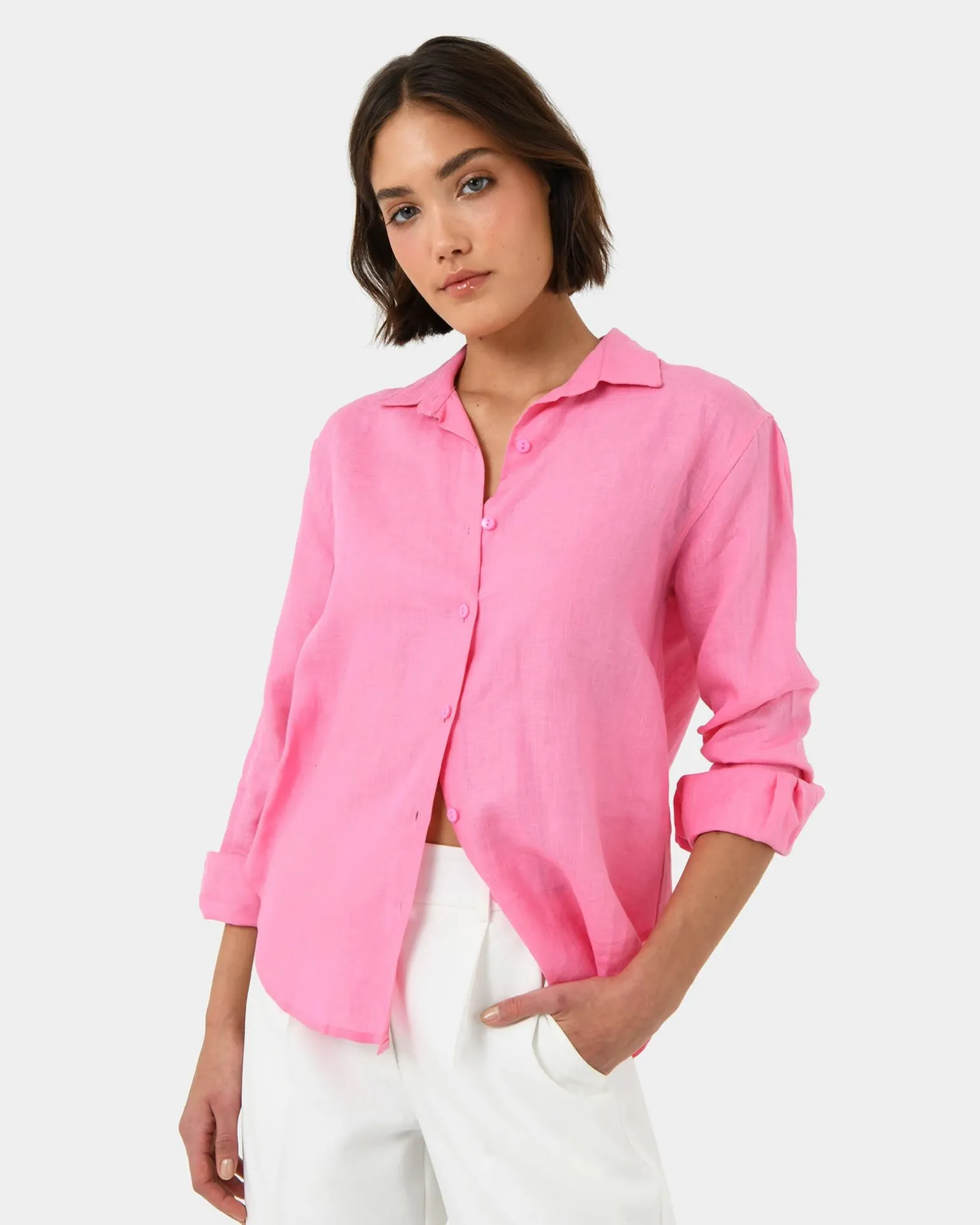 Khalo Linen Buttoned Shirt